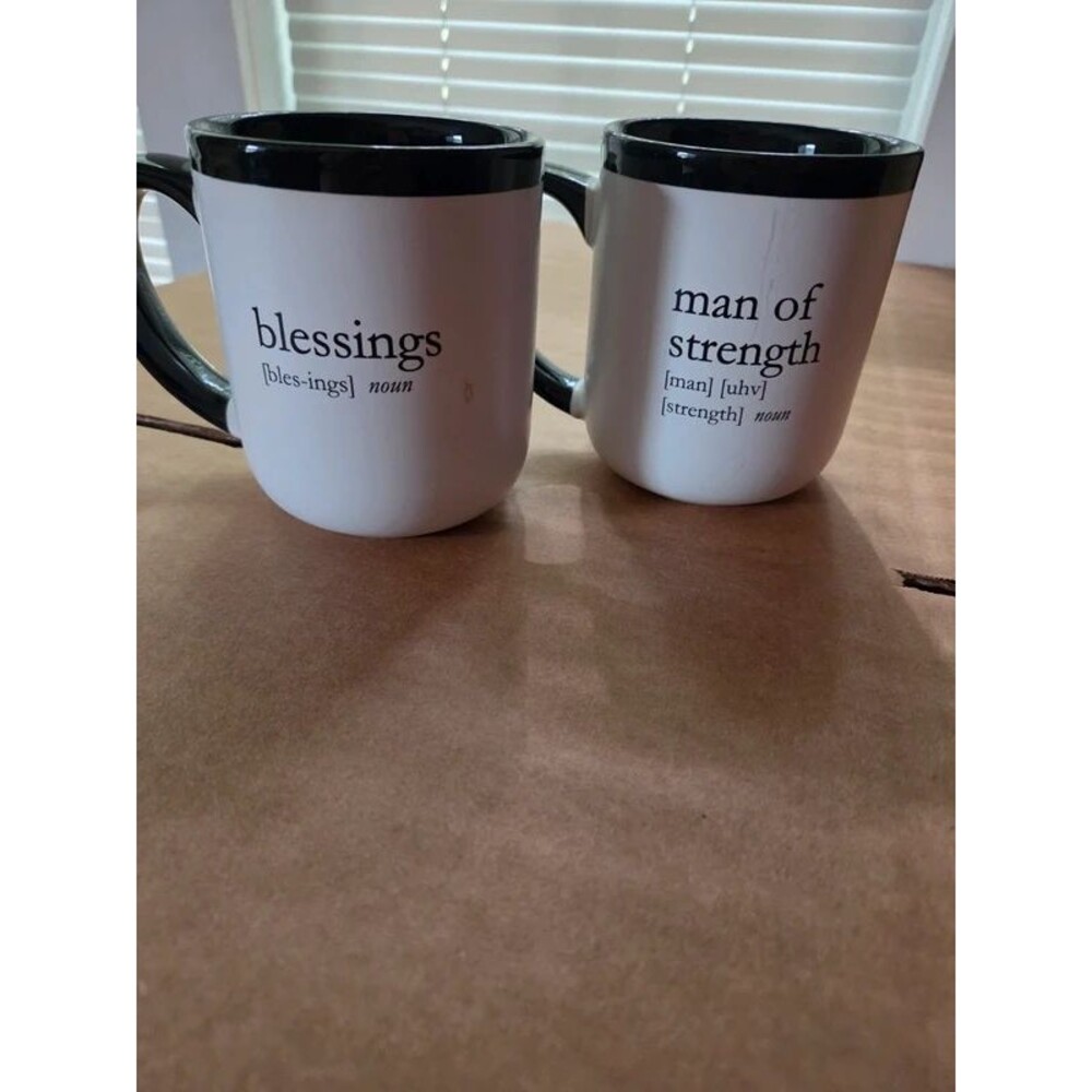 Blessing & man Mug set of 2